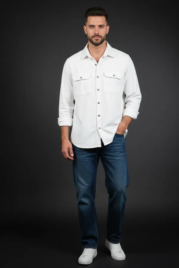 Double_Pocket_Classic_White_Shirt