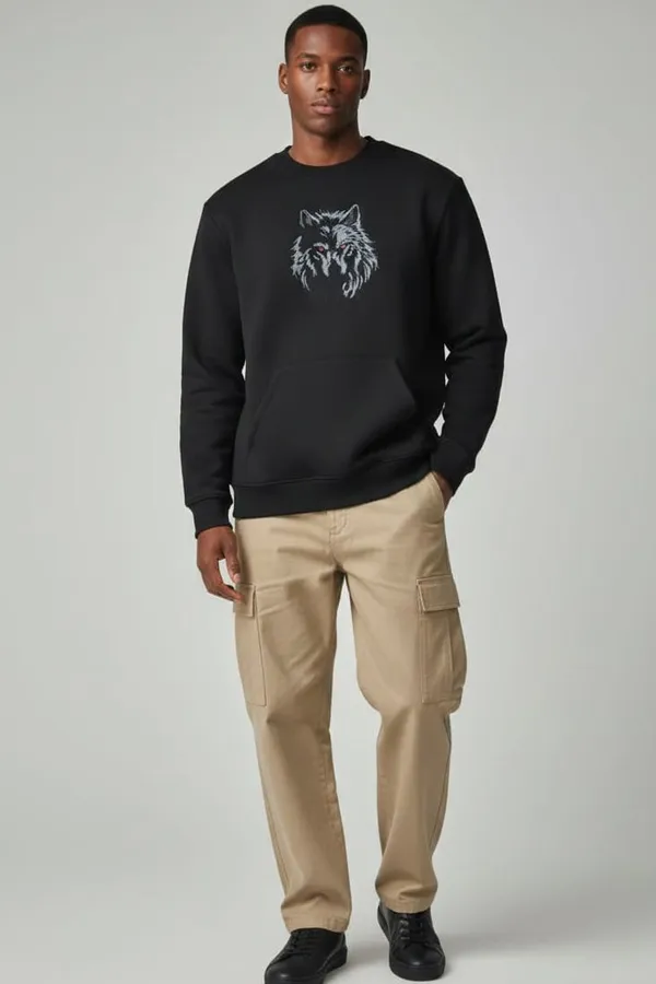 Wolf_Embroidery_Sweat_Shirt