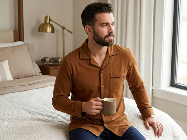 Brown_Premium_Linen_Suit_Set_For_Men