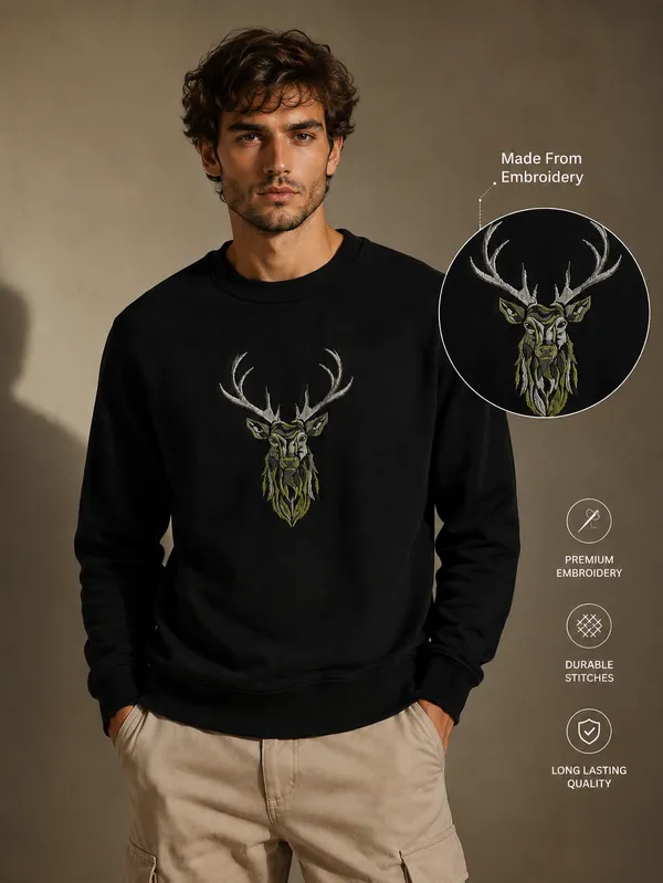 Black_Premium_Cotton_Sweatshirt_For_Men