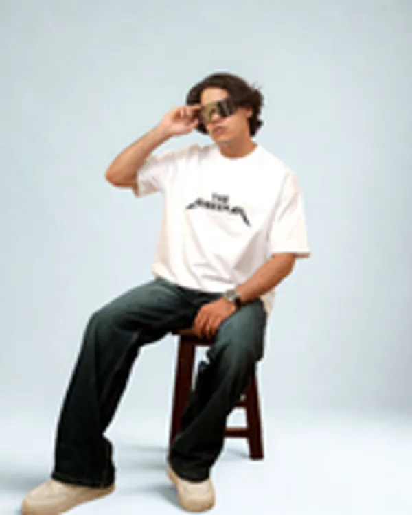 White_Cotton_The_Doberman_Oversized_T-Shirt_For_Men