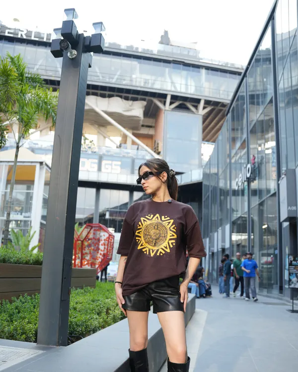 Brown_COTTON_Oversized_T-Shirt_For_Men
