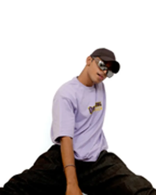 Lavender_Cotton_Darkwing_Duck_Oversized_T-Shirt_For_Men