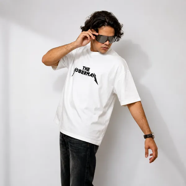 White_Cotton_The_Doberman_Oversized_T-Shirt_For_Men
