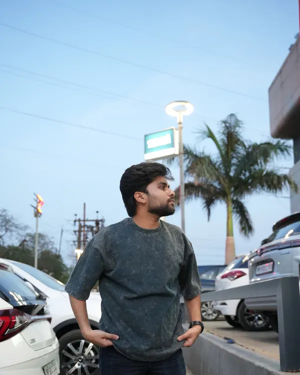 Green_Cotton_Green_Acid_Wash_Oversized_T-Shirt_For_Men