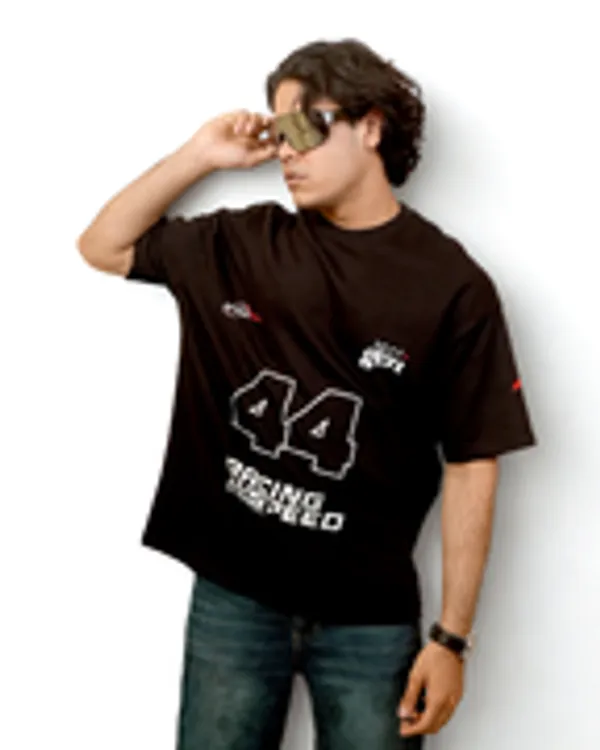 Black_Cotton_44_Racing_Speed_Oversized_T-Shirt_For_Men