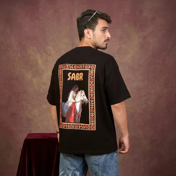 Black_Cotton_Sabr_Oversized_T-Shirt_For_Men