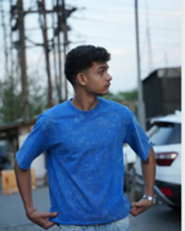 Blue_Cotton_Blue_Acid_Wash_Oversized_T-Shirt_For_Men