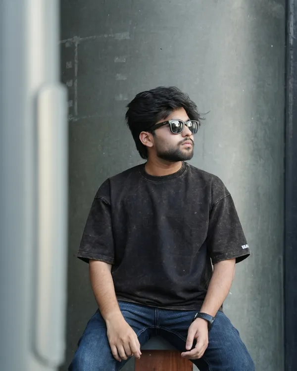 Black_Cotton_Coffee_Acid_Wash_Oversized_T-Shirt_For_Men
