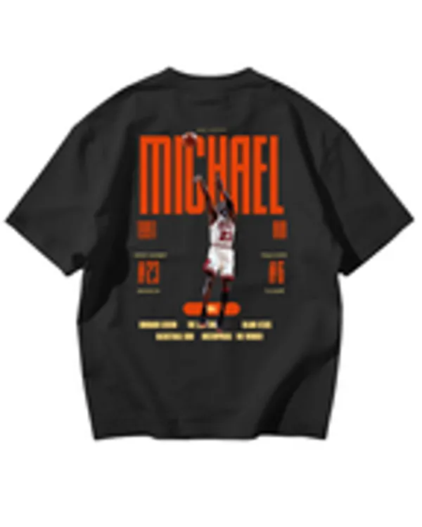 Black_Cotton_Jordan_Goat_23_Oversized_T-Shirt_For_Men