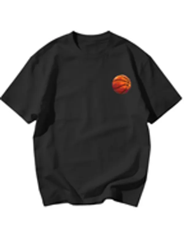 Black_Cotton_Jordan_Goat_23_Oversized_T-Shirt_For_Men