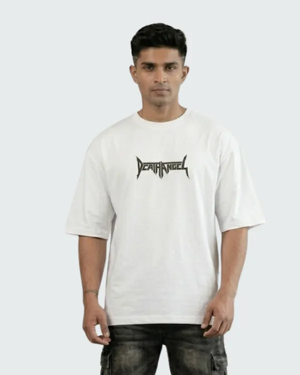 White_Cotton_Death_Angel_Oversized_T-Shirt_For_Men