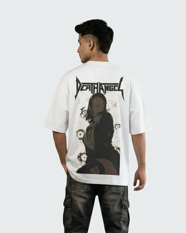 White_Cotton_Death_Angel_Oversized_T-Shirt_For_Men