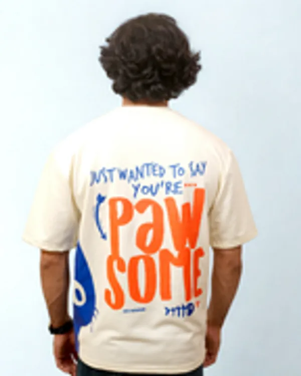 Beige_Cotton_Paw_Some_Oversized_T-Shirt_For_Men