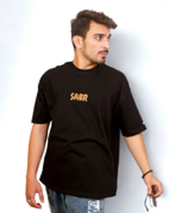 Black_Cotton_Sabr_Oversized_T-Shirt_For_Men