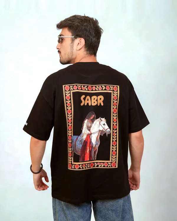 Black_Cotton_Sabr_Oversized_T-Shirt_For_Men