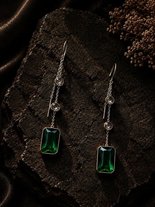 Green_Silver_Plated_Stone_Drop_Earrings_For_Women