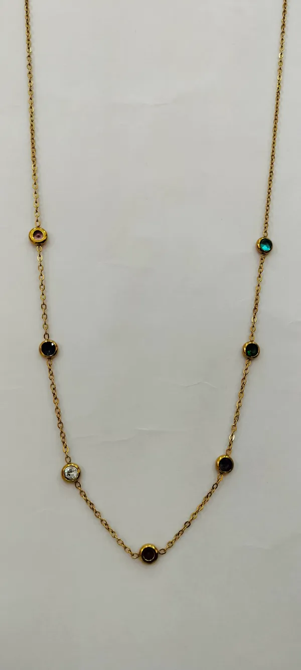 Multicolor_18K_Gold_Plated_Stone_Necklace_For_Women