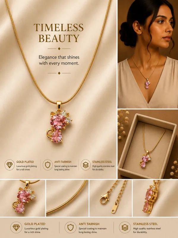 Pink_18K_Gold_Plated_Stone_Pendant_Necklace_For_Women