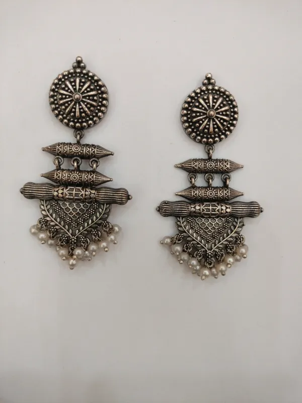 Silver_Tone_Oxidized_Statement_Drop_Earrings_for_Women