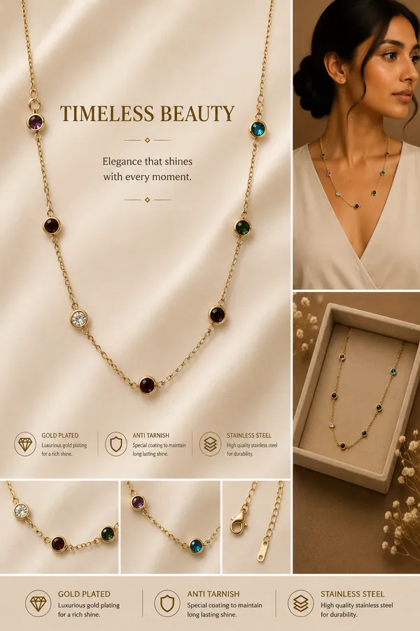 Multicolor_18K_Gold_Plated_Stone_Necklace_For_Women