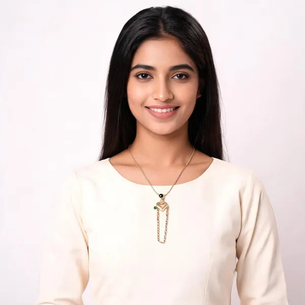 18K_Gold_Plated_Heart_Pendant_Necklace_For_Women