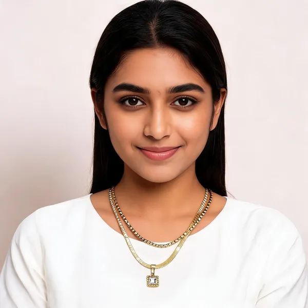 18K_Gold_Plated_Stone_Layered_Necklace_For_Women