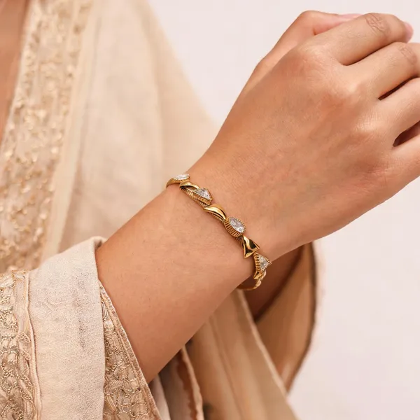 Gold_Gold_Plated_Geometric_Stone_Bangle_For_Women