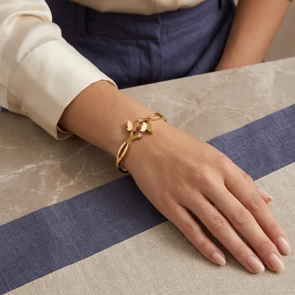 Gold_Plated_Butterfly_Stone_Bracelet_For_Women