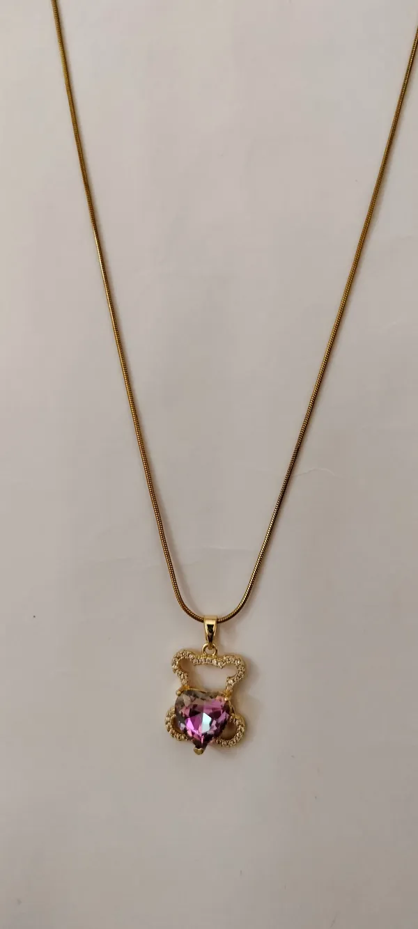 Gold_Tone_Teddy_Bear_Pendant_Necklace_for_Women