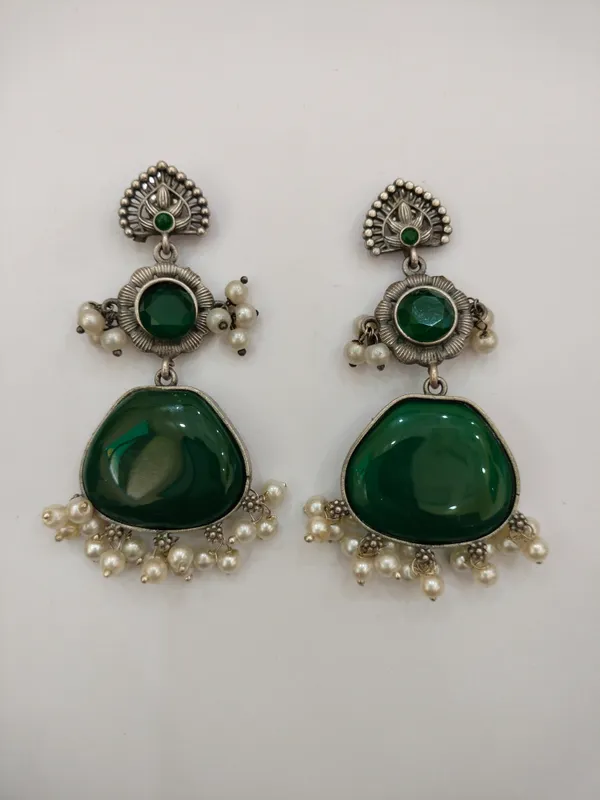 Green_Stone_Drop_Earrings_for_Women