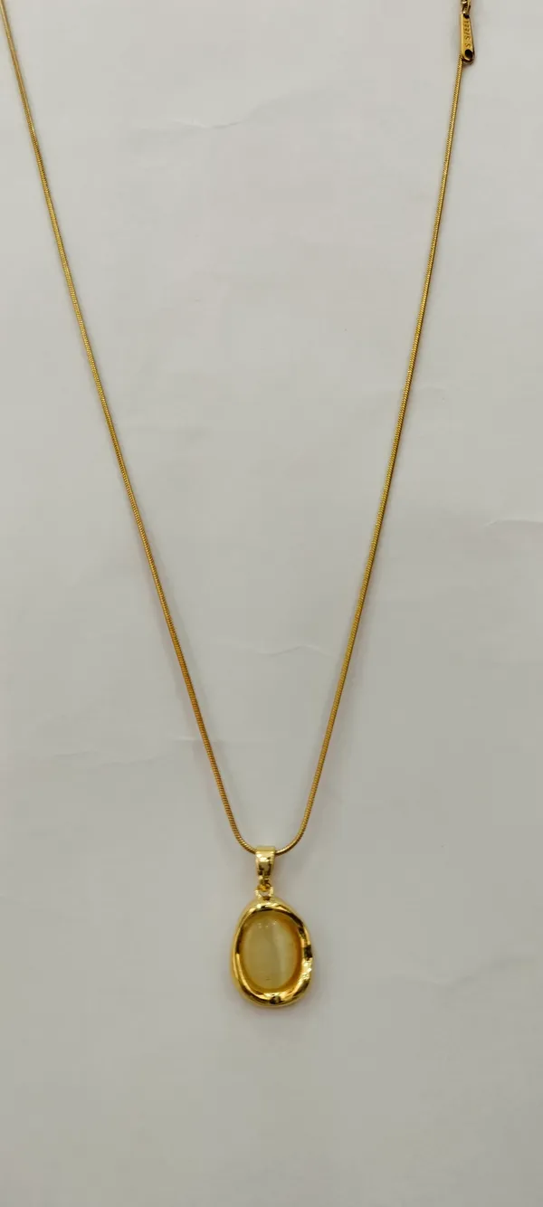 Gold_Tone_Oval_Pendant_Necklace_for_Women