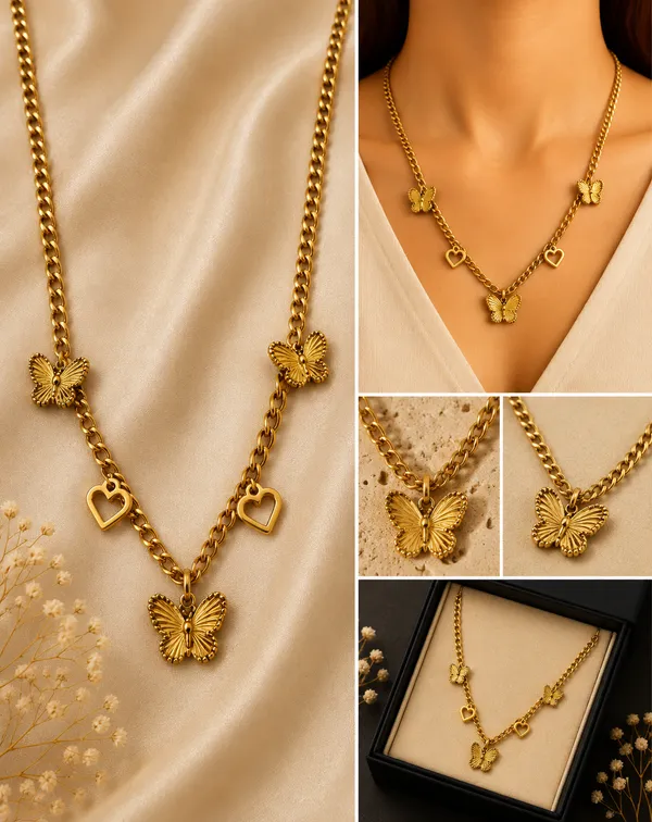 18K_Gold_Plated_Butterfly_Charm_Necklace_For_Women