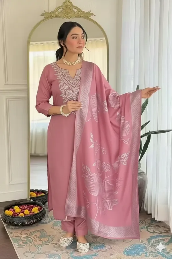 Pink_White_Embroidered_Straight_Kurta_Set_For_Women