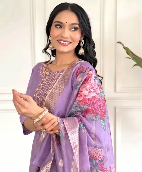 Purple_Embroidered_Straight_Kurta_Set_For_Women