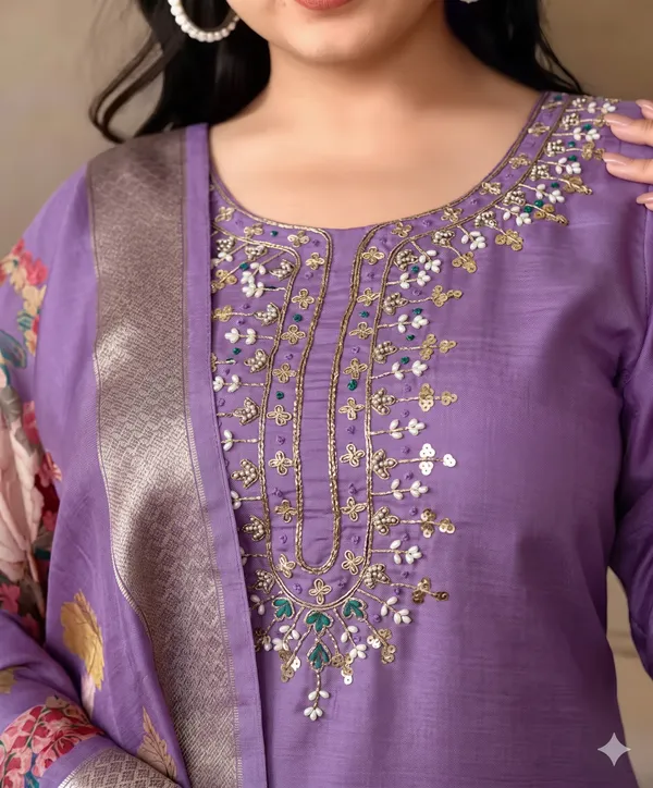Purple_Embroidered_Straight_Kurta_Set_For_Women