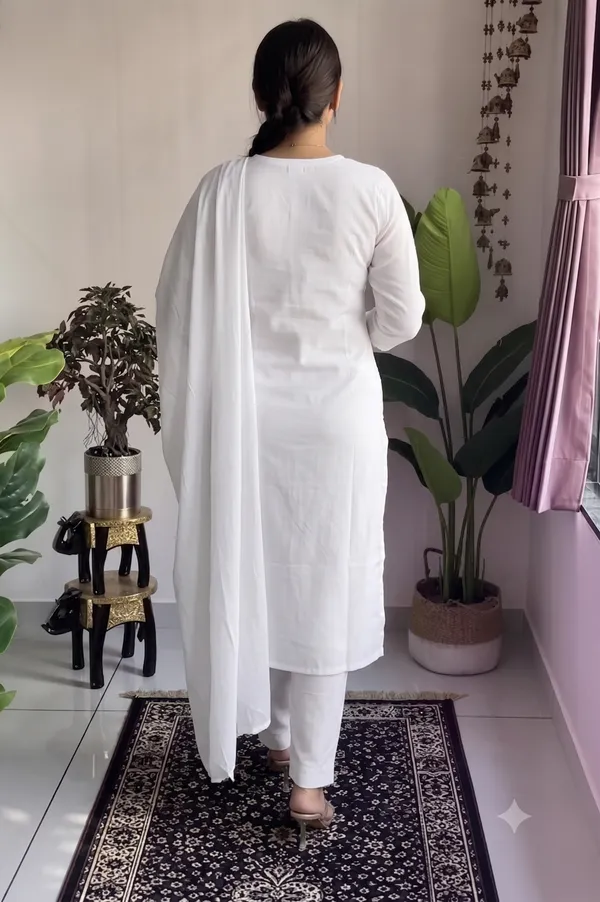 White_Black_Printed_Straight_Kurta_Set_For_Women