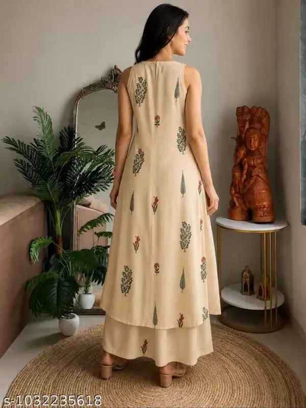 Printed_Sleeveless_Kurti_Set_Cotton_Cord-Set_Fancy_Sleeveless_Kurti_Set