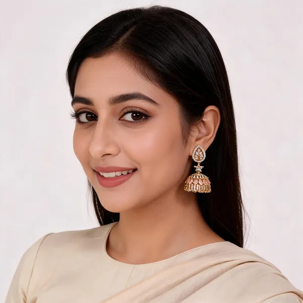 Gold_Tone_Stone_Studded_Brass_Jhumka_Earrings_For_Women