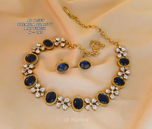 Blue_Oval_Stone_Gold_Tone_Brass_Necklace_Earrings_Set_For_Women