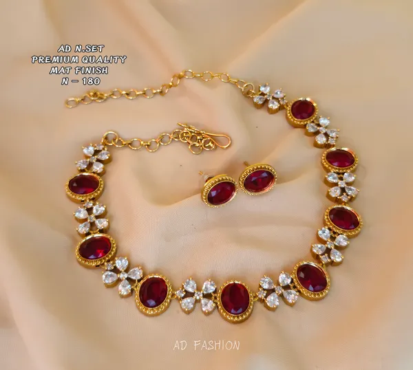 Red_Oval_Stone_Gold_Tone_Brass_Necklace_Earrings_Set_For_Women