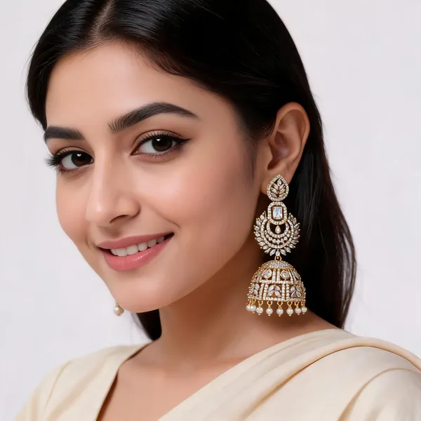 Gold_Tone_Brass_Stone_Embellished_Jhumki_Earrings_For_Women