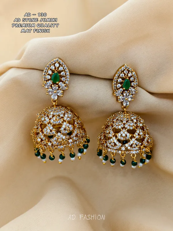 Gold_Tone_Green_Ad_Stone_Brass_Jhumki_Earrings_For_Women