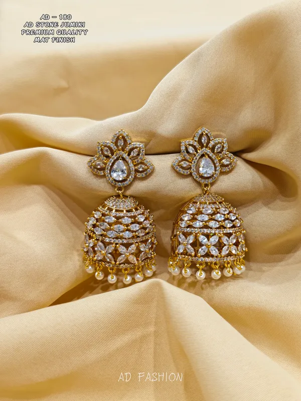 Gold_Brass_Ad_Stone_Floral_Dome_Jhumka_Earrings_For_Women