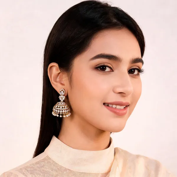 Gold_Tone_Stone_Studded_Brass_Jhumki_Earrings_For_Women