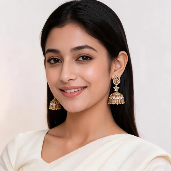 Gold_Tone_Ad_Stone_Brass_Jhumka_Earrings_For_Women