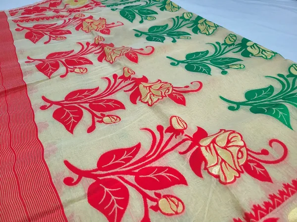 Sindhuja_Fashion_House_Self_Design,_Woven,_Temple_Border_Handloom_Pure_Cotton_Saree_(Multicolor)