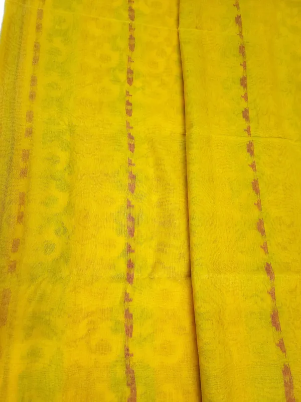 Sindhuja_Fashion_House_Floral_Print,_Self_Design_Ikkat_Pure_Cotton_Saree_(Yellow)