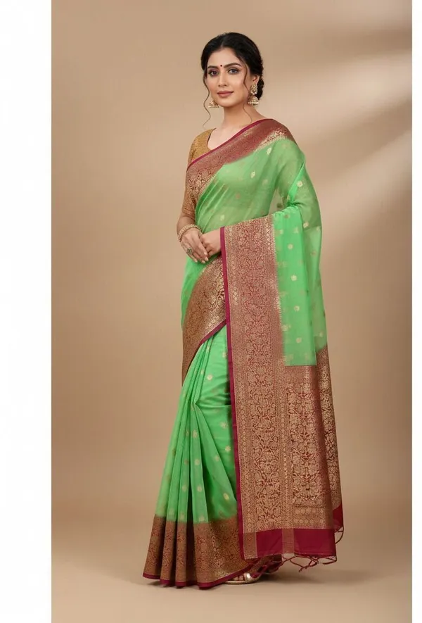 Sindhuja_Fashion_House_Woven_Banarasi_Organza_Saree_(Multicolor)