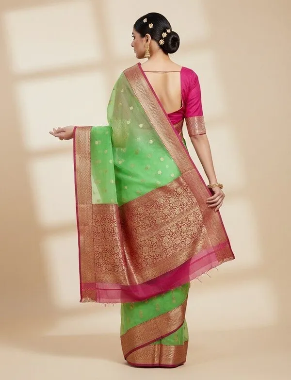 Sindhuja_Fashion_House_Woven_Banarasi_Organza_Saree_(Multicolor)